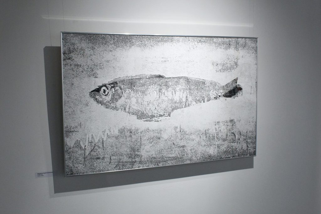 Grafika przedstawiającą rybę