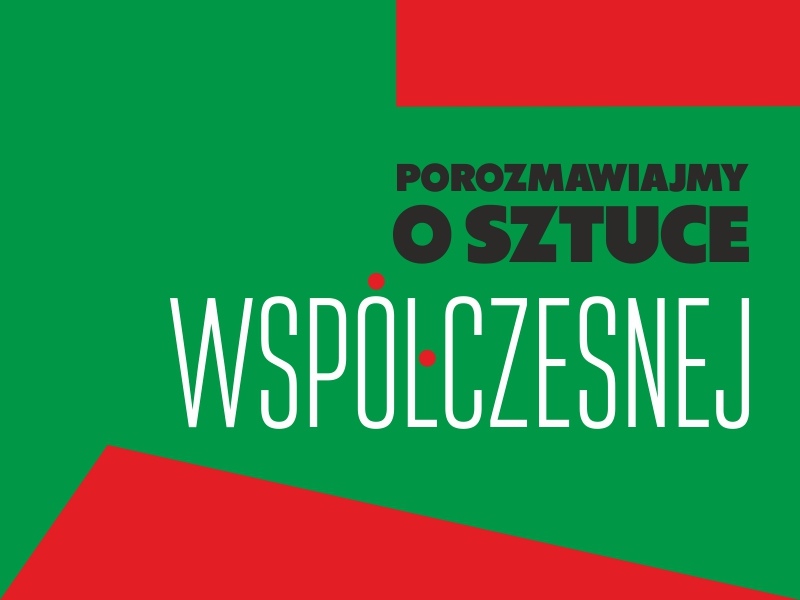 Okładka cyklu Porozmawiajmy o sztuce współczesnej