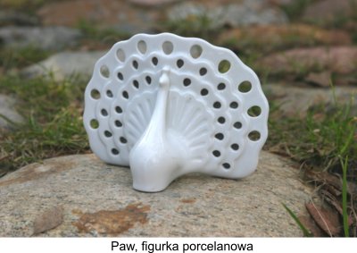 Paw, figurka porcelanowa - Kamiński Roman